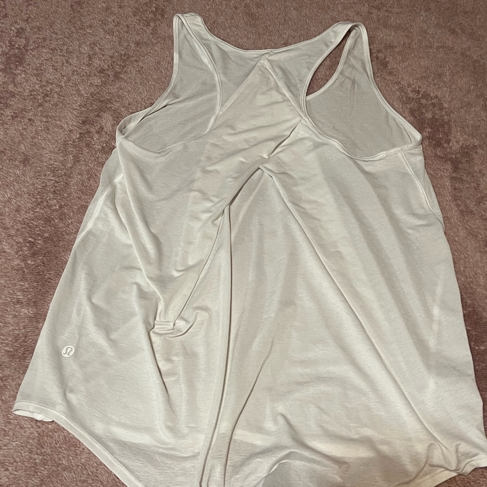 Lululemon Athletica White Tank Top